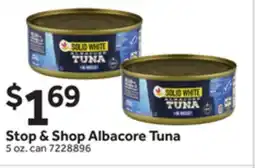 Stop&Shop Stop & Shop Albacore Tuna offer