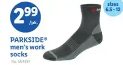 Lidl PARKSIDE men's work socks offer