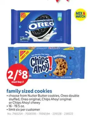 Lidl family sized cookies offer