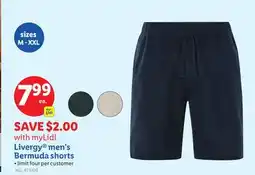 Lidl Livergy men's Bermuda shorts offer