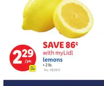 Lidl lemons offer