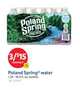 Lidl Poland Spring water offer