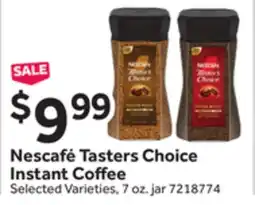 Stop&Shop Nescafé Tasters Choice Instant Coffee offer