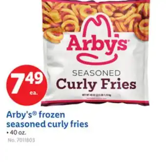 Lidl Arby's frozen seasoned curly fries offer