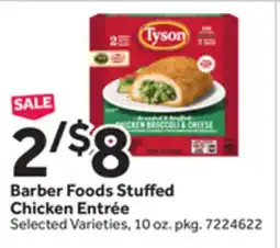 Stop&Shop Barber Foods Stuff ed Chicken Entrée offer