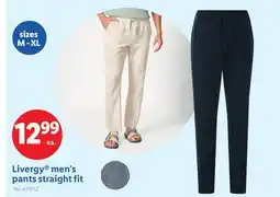 Lidl Livergy men's pants straight fit offer