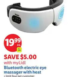 Lidl Bluetooth electric eye massager with heat offer