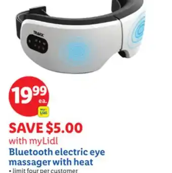 Lidl Bluetooth electric eye massager with heat offer