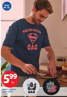 Lidl men's fathers day t-shirt offer