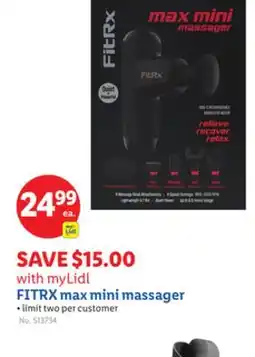 Lidl FITRX max mini massager offer
