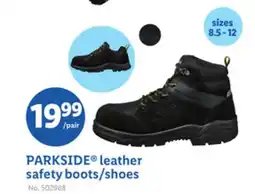 Lidl PARKSIDE leather safety boots/shoes offer