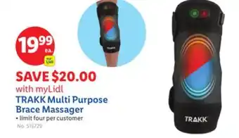 Lidl TRAKK Multi Purpose Brace Massager offer