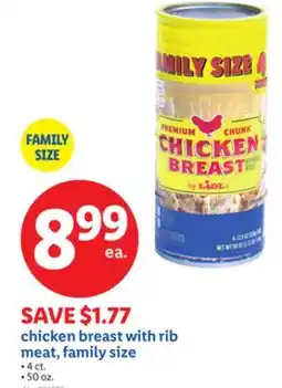 Lidl chicken breast with rib meat, family size offer