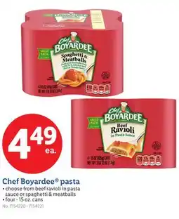 Lidl Chef Boyardee pasta offer