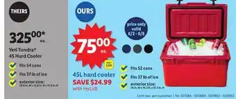 Lidl H Yeti Tundra 45 Hard Cooler offer