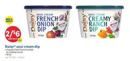 Lidl Daisy sour cream dip offer