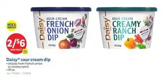 Lidl Daisy sour cream dip offer
