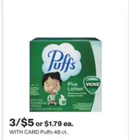 CVS Puffs 48 ct offer