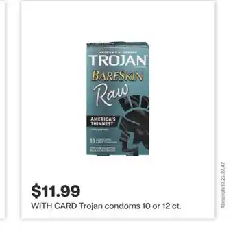 CVS Trojan condoms 10 or 12 ct offer