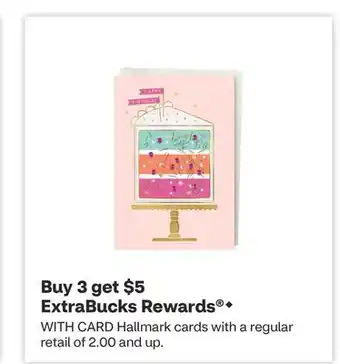 CVS Hallmark cards with a regular retail of offer