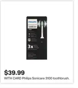CVS Philips Sonicare 3100 toothbrush offer