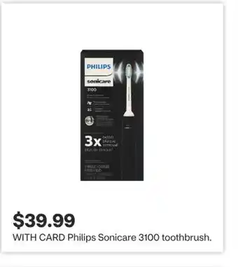 CVS Philips Sonicare 3100 toothbrush offer
