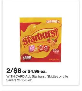 CVS ALL Starburst, Skittles or Life Savers 12-15.6 oz offer