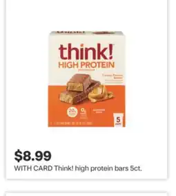 CVS Think! high protein bars offer