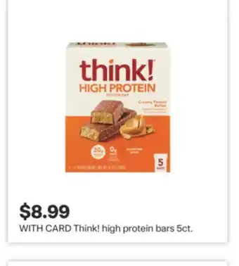 CVS Think! high protein bars offer