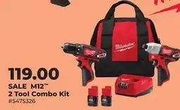 Runnings M12 2 Tool Combo Kit offer