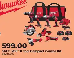 Runnings M18 8 Tool Compact Combo Kit offer