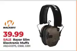Runnings Razor Slim Electronic Muffs offer