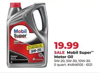 Runnings Mobil Super Motor Oil offer