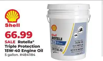 Runnings Rotella Triple Protection 15W-40 Engine Oil offer