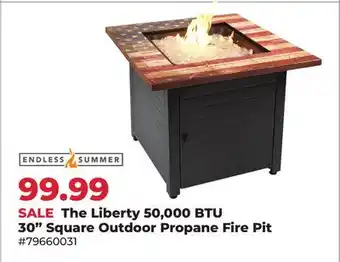 Runnings The Liberty 50, 000 BTU 30 Square Outdoor Propane Fire Pit offer