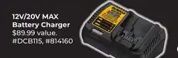 Runnings DEWALT 12V/20V MAX Battery Charger offer