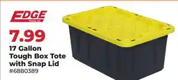 Runnings 17 Gallon Tough Box Tote with Snap Lid offer
