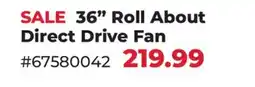 Runnings 36 Roll About Direct Drive Fan offer