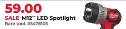 Runnings Milwaukee M12 LED Spotlight offer