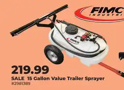 Runnings 15 Gallon Value Trailer Sprayer offer