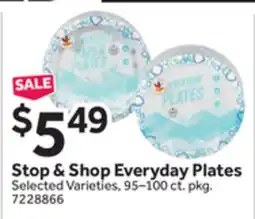 Stop&Shop Stop & Shop Everyday Plates offer