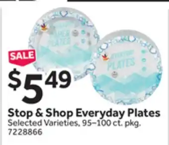Stop&Shop Stop & Shop Everyday Plates offer