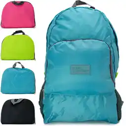 Walmart Foldable Backpack, Light Blue offer