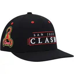 Walmart Men's Mitchell & Ness Black San Jose Clash LOFI Pro Snapback Hat offer