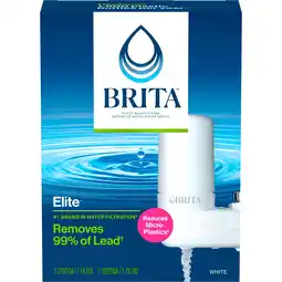 Walmart Brita Basic Faucet Mount System, Water Filter Reduces Lead and Chlorine, White offer