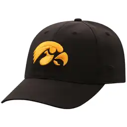 Walmart Men's-Top of the World Black Iowa Hawkeyes Victory Trainer Adjustable Hat offer