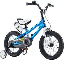 Walmart Royalbaby Freestyle 16 Bicycle for Boys and Girls Ages 6-8 Years, Blue offer