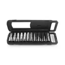 Walmart HART 11-Piece 1/2-inch Drive Metric Deep Socket Set, with Storage Case, Chrome Finish offer