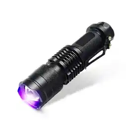 Walmart Floleo Ultra Violet LED Flashlight Blacklight with Inspection Lamp Torch 395 nM offer