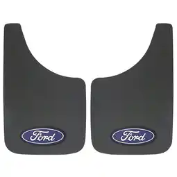Walmart Plasticolor Ford 9 x 15 Easy-Fit Universal Fit Automotive Mud Guards, Black, 1 Pair offer